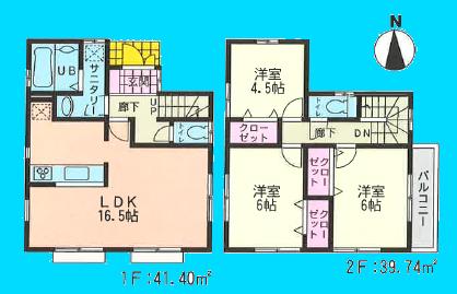 Floor plan. (1), Price 38,800,000 yen, 3LDK, Land area 105 sq m , Building area 81.14 sq m