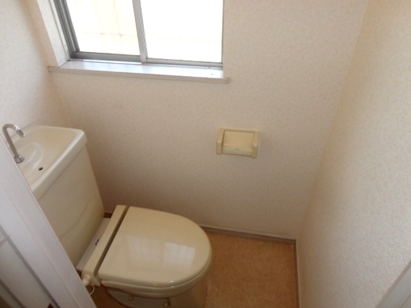 Toilet. It is a Western-style toilet with cleanliness