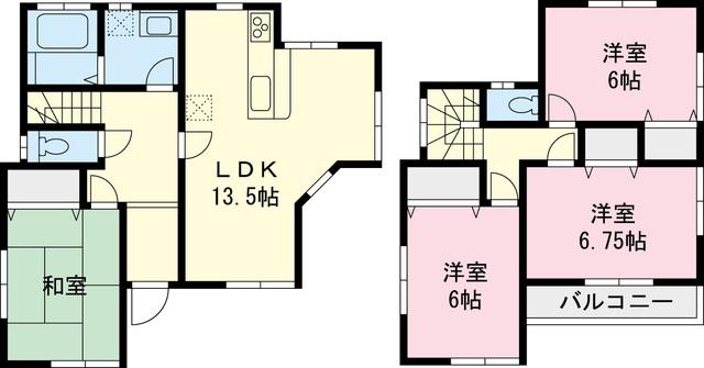 Floor plan. 42,958,000 yen, 4LDK, Land area 125.05 sq m , Building area 93.56 sq m