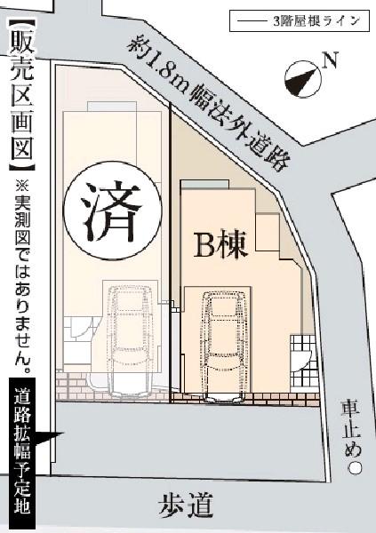 Compartment figure. 28,900,000 yen, 3LDK, Land area 53.33 sq m , It is a building area of ​​91.45 sq m remaining 1 buildings
