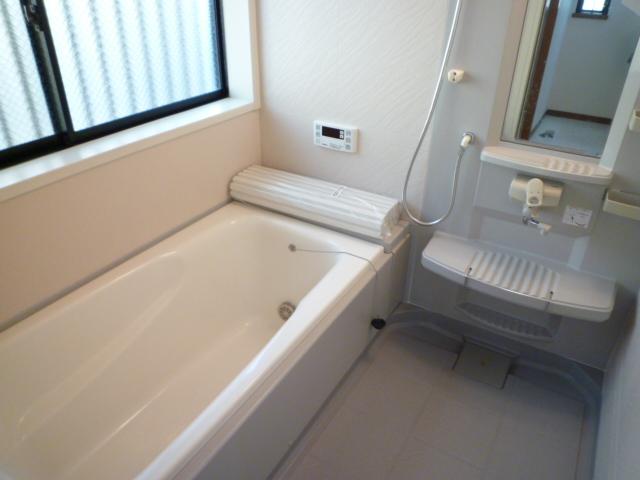 Bathroom. Bathroom even brighter there is a window, It is spacious size