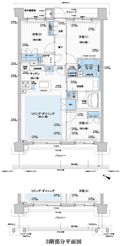 Floor: 3LDK + WIC, the occupied area: 70.48 sq m, Price: TBD