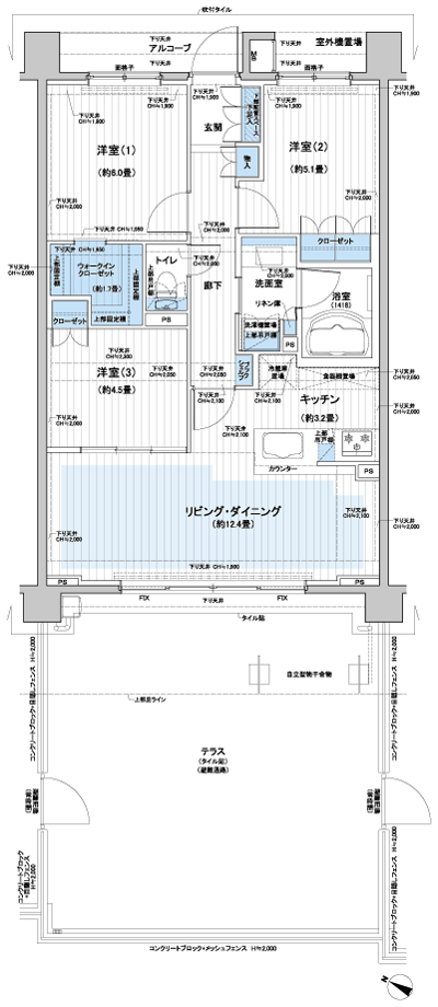 Floor: 3LDK + WIC, the occupied area: 70.48 sq m, Price: TBD