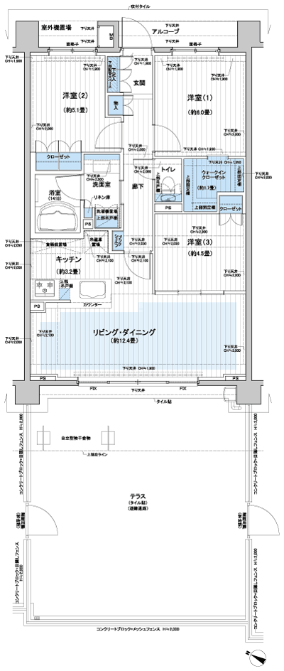 Floor: 3LDK + WIC, the occupied area: 70.48 sq m, Price: TBD