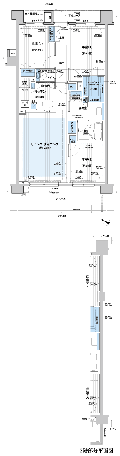 Floor: 3LDK + WIC, the occupied area: 73.27 sq m, Price: TBD