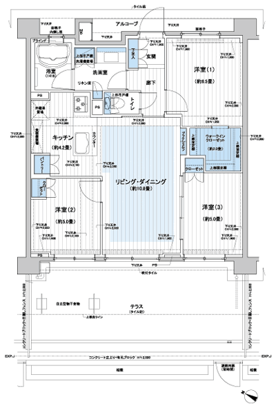 Floor: 3LDK + WIC, the occupied area: 70.15 sq m, Price: TBD