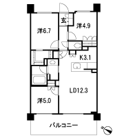 Floor: 3LDK + WIC, the occupied area: 70.33 sq m, Price: TBD