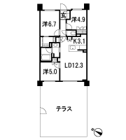 Floor: 3LDK + WIC, the occupied area: 70.33 sq m, Price: TBD