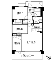 Floor: 3LDK + WIC, the occupied area: 86.27 sq m, Price: TBD