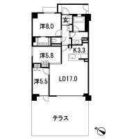 Floor: 3LDK + WIC, the occupied area: 86.27 sq m, Price: TBD