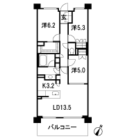 Floor: 3LDK + WIC, the occupied area: 76.84 sq m, Price: TBD