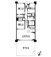 Floor: 3LDK + WIC + N, the occupied area: 84.54 sq m, Price: TBD