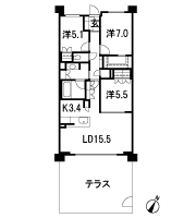 Floor: 3LDK + WIC + N, the occupied area: 83.97 sq m, Price: TBD