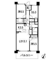 Floor: 2LDK + S + WIC, the occupied area: 76.31 sq m, Price: TBD