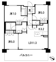 Floor: 3LDK + WIC, the area occupied: 70.1 sq m, Price: TBD