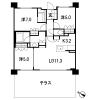 Floor: 3LDK + WIC, the area occupied: 70.1 sq m, Price: TBD