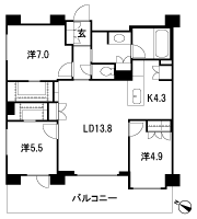 Floor: 3LDK + 2WIC, occupied area: 82.12 sq m, Price: TBD