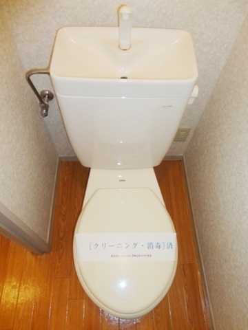 Toilet. It is a Western-style toilet with cleanliness