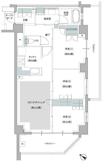 Floor: 3LDK + STC, the occupied area: 70.23 sq m, Price: TBD
