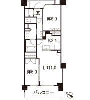 Floor: 2LDK, occupied area: 59.58 sq m, Price: TBD