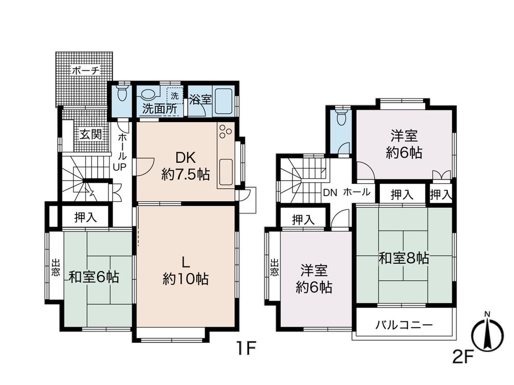 Floor plan. 32,800,000 yen, 4LDK, Land area 162.14 sq m , Building area 118.88 sq m