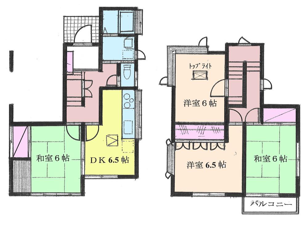 Floor plan. 23.8 million yen, 4DK, Land area 100.33 sq m , Building area 81.15 sq m