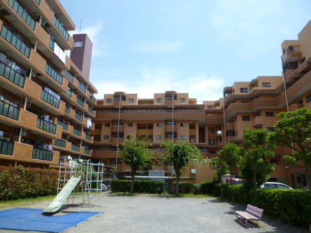 Local appearance photo. Is apartment there is a park on site