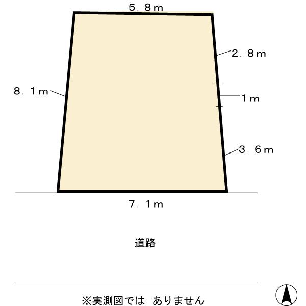 Compartment figure. Land price 9.9 million yen, Land area 52.94 sq m