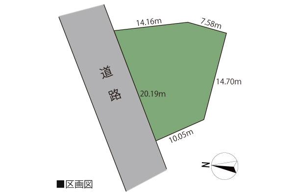 Compartment figure. Land price 45 million yen, Land area 273.04 sq m
