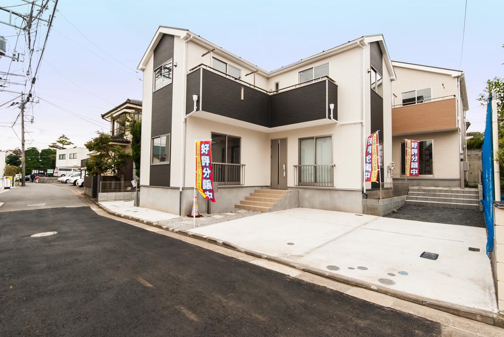 Local appearance photo. All three buildings of new construction condominiums