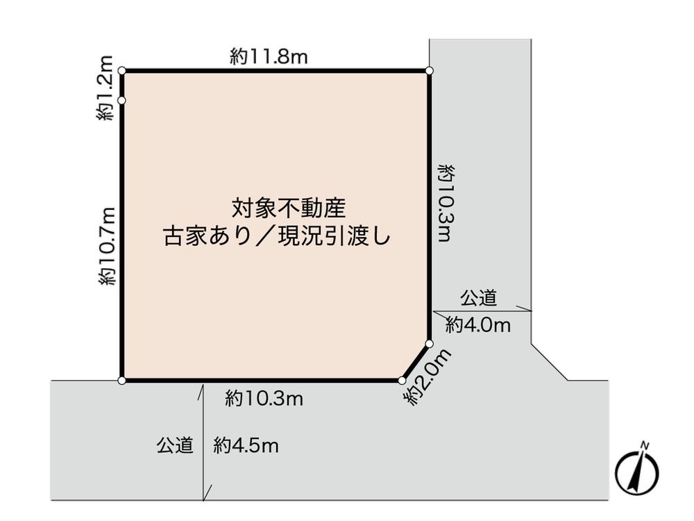Compartment figure. Land price 34,900,000 yen, Land area 138.54 sq m