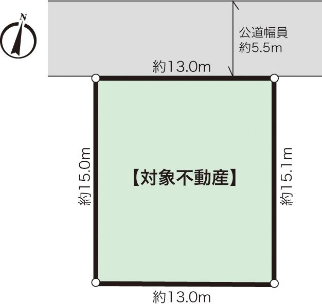 Compartment figure. Land price 29,800,000 yen, Land area 197.36 sq m