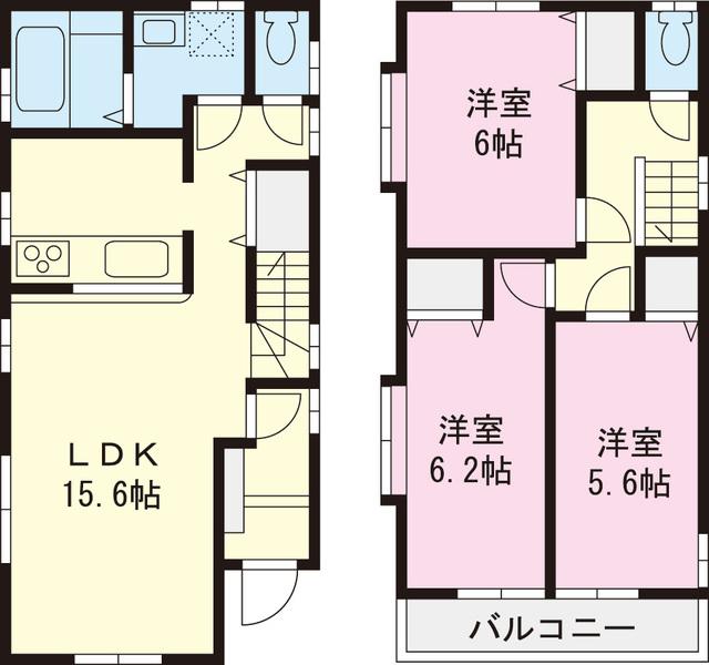Floor plan. 31,800,000 yen, 3LDK, Land area 87.11 sq m , Building area 80.12 sq m