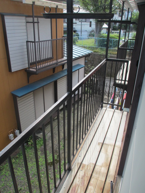 Balcony. Spacious balcony