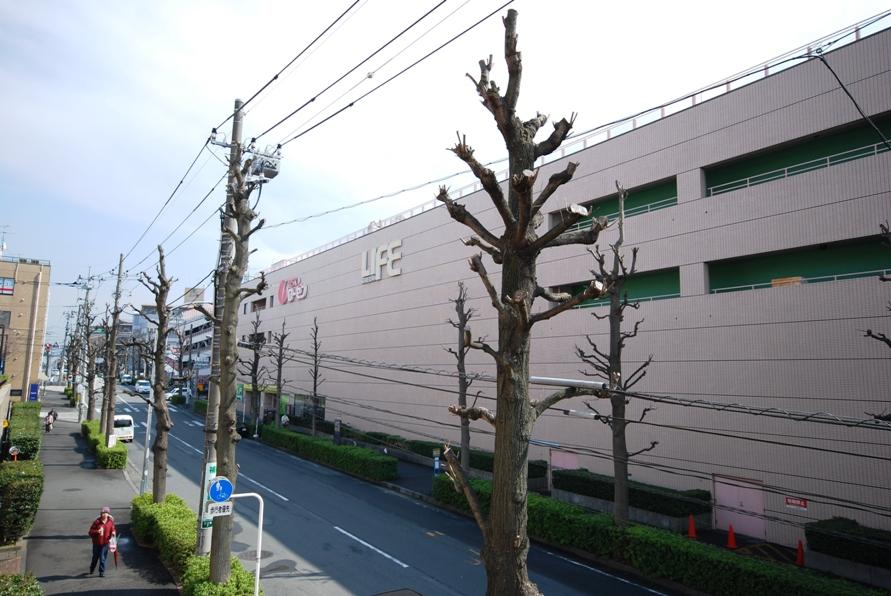 Shopping centre. Mitsuzakai Sotetsu to life 1309m