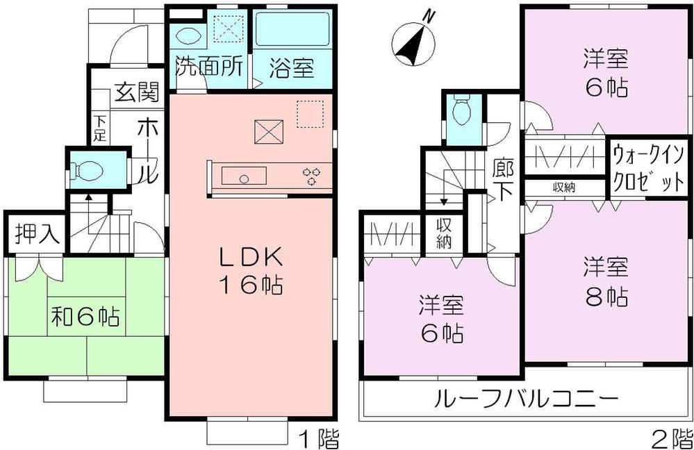 Floor plan. 37,300,000 yen, 4LDK, Land area 125.3 sq m , Building area 99.78 sq m