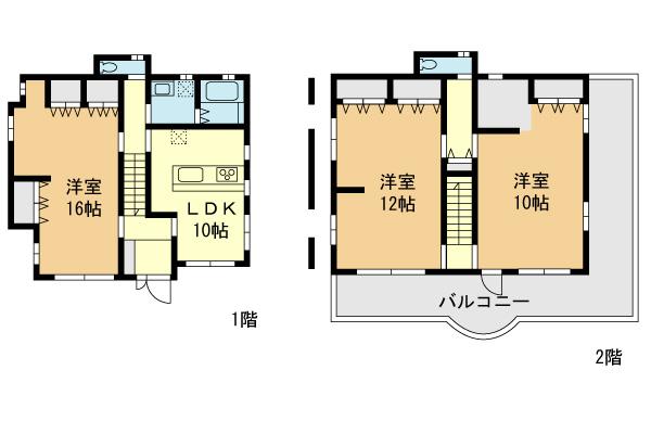 Floor plan. 48,500,000 yen, 3LDK, Land area 178.35 sq m , Is a floor plan of the building area 122.11 sq m 3LDK. 