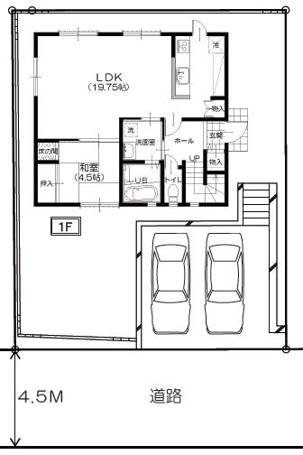 Floor plan. 40,800,000 yen, 4LDK, Land area 169.18 sq m , Building area 105.99 sq m
