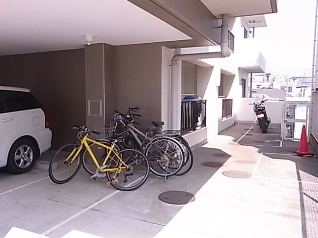 Other common areas. On-site bicycle parking lot