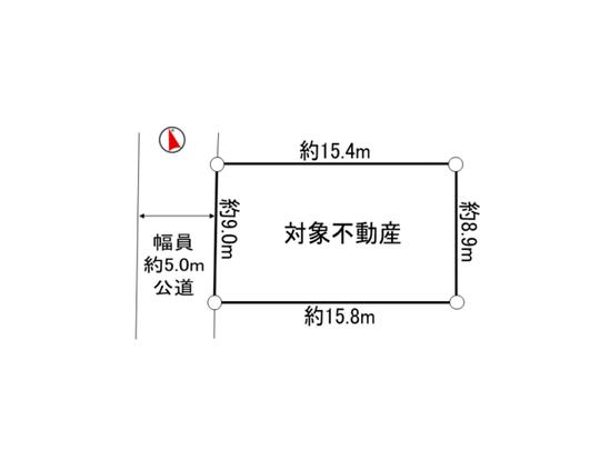 Compartment figure. Not a land area 140.74 sq m (42.57 square meters) building the conditional sale land