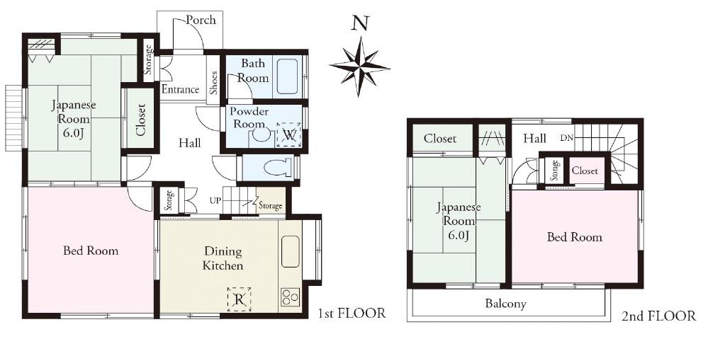 Floor plan. 43,800,000 yen, 4DK, Land area 160.13 sq m , It is little room arrangement of waste around the building area 95.63 sq m central hall. Others are also available renovation plan! Building area: 95.63 sq m