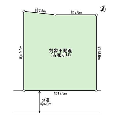 Compartment figure. Land area 329.75 sq m