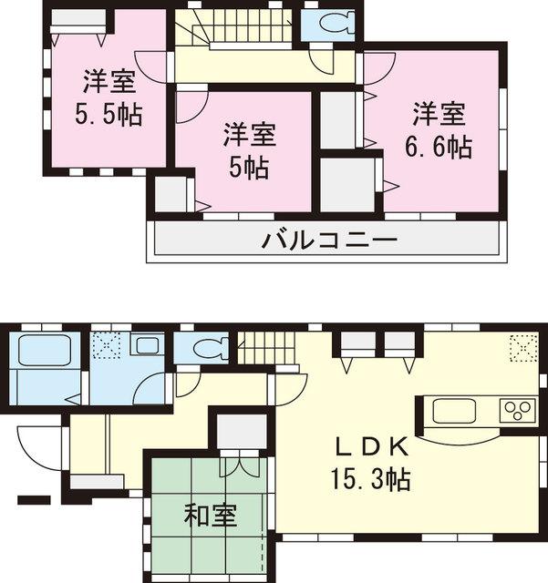 Floor plan. 39,958,000 yen, 4LDK, Land area 118.81 sq m , Building area 91.31 sq m