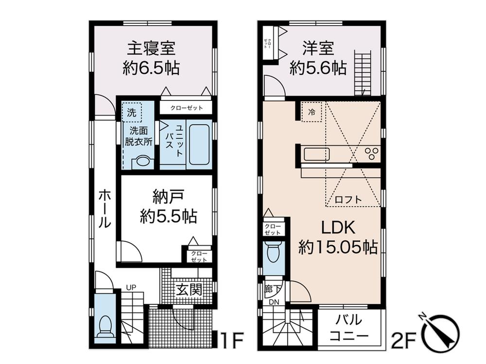 Floor plan. 32,800,000 yen, 3LDK, Land area 89.45 sq m , Building area 78.56 sq m