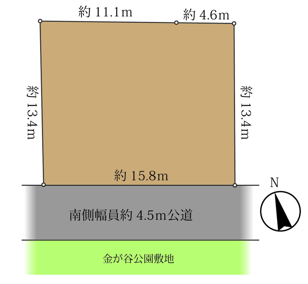 Compartment figure. Land price 38,300,000 yen, Land area 212.65 sq m