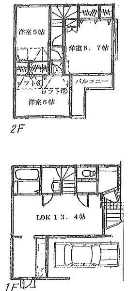Floor plan. 31,800,000 yen, 3LDK, Land area 66.52 sq m , Building area 73.61 sq m