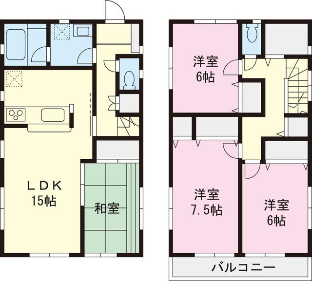 Floor plan. 36,800,000 yen, 4LDK, Land area 160.5 sq m , Building area 97.2 sq m