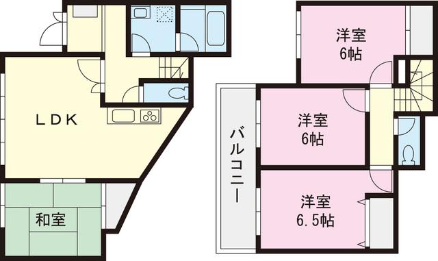 Floor plan. 24,800,000 yen, 4LDK, Land area 137.37 sq m , Building area 93.78 sq m