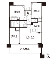 Floor: 3LDK, the area occupied: 58.9 sq m, Price: 32,600,000 yen, now on sale