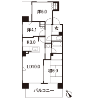 Floor: 3LDK, the area occupied: 61.6 sq m, Price: 35,200,000 yen ~ 36,900,000 yen, now on sale
